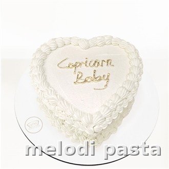 Yazılı Kalp Pasta