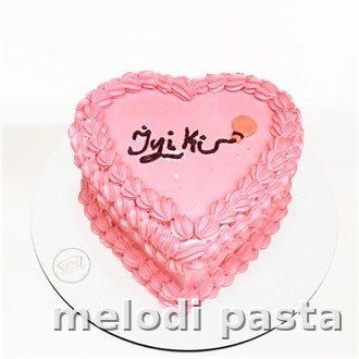 Yazılı Kalp Pasta