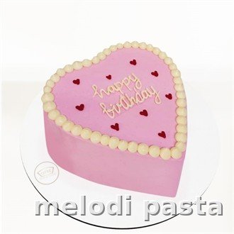 Yazılı Kalp Pasta