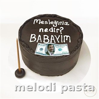 Babayım Yazılı Pasta
