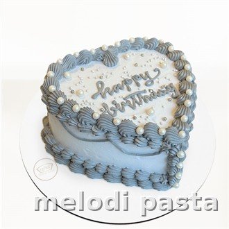 Yazılı Kalp Pasta