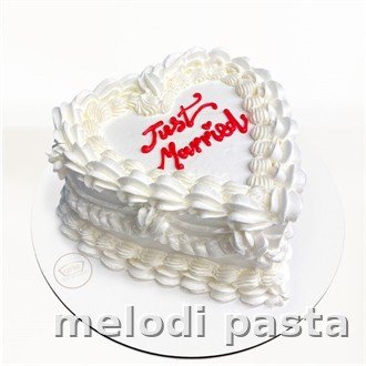 Yazılı Kalp Pasta