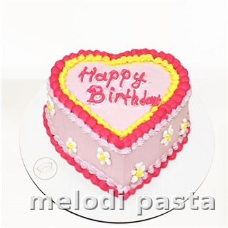 Yazılı Kalp Pasta
