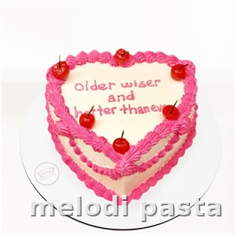 Yazılı Kalp Pasta