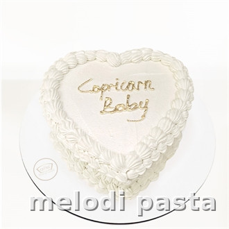 Yazılı Kalp Pasta