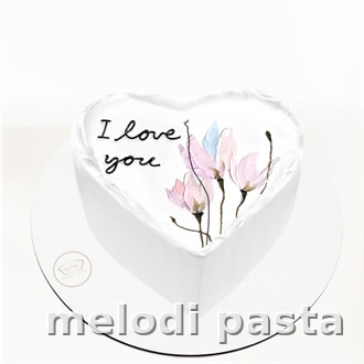 Kalpli Yazılı Pasta