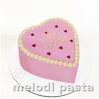 Yazılı Kalp Pasta