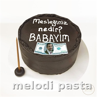Babayım Yazılı Pasta