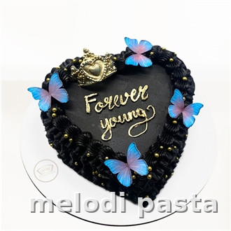 Yazılı Kalp Pasta