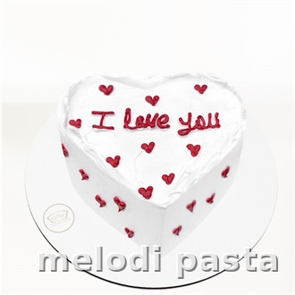 Kalpli Yazılı Pasta