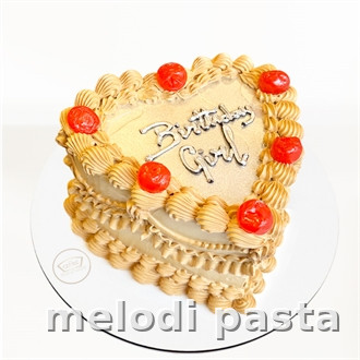 Yazılı Kalp Pasta