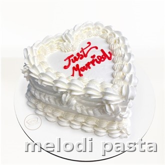 Yazılı Kalp Pasta